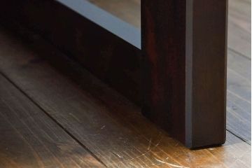 中古美品　北海道民芸家具　重厚な佇まいシングルソファ(1人掛けソファ、アームソファ)(定価17万)(2)