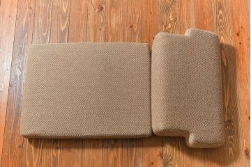 中古美品　北海道民芸家具　重厚な佇まいシングルソファ(1人掛けソファ、アームソファ)(定価17万)(2)