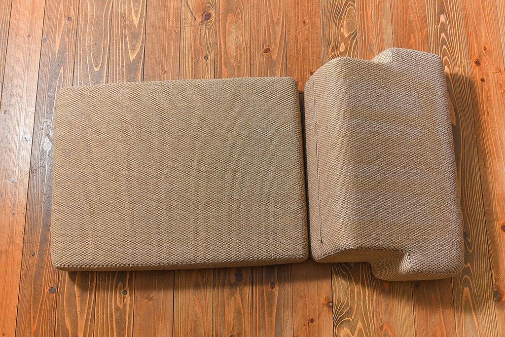 中古美品　北海道民芸家具　重厚な佇まいシングルソファ(1人掛けソファ、アームソファ)(定価17万)(2)