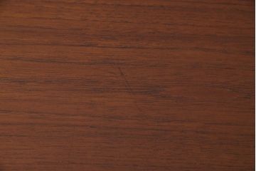 北欧家具　デンマーク製　チーク材　大振りなビンテージデスク(ワークデスク、在宅ワーク、在宅用、両袖机)