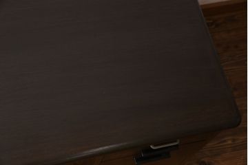 ヴィンテージ家具　イギリスビンテージ　オーク材　大振りな両袖机(ワークデスク、在宅ワーク、在宅用)