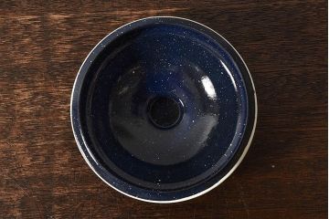 アンティーク雑貨　昭和レトロ　福島琺瑯　月星印　琺瑯製コーヒーポット(ケトル、水差し)・箱付き