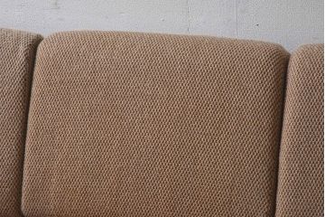 【H様ご成約済み】中古　北海道民芸家具　重厚な佇まいのトリプルソファ(3人掛けソファ、アームソファ)