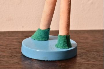 アンティーク雑貨　昭和レトロ　ポーズ人形(文化人形)・外箱付き(1)