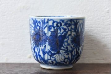 アンティーク雑貨　アンティーク　幕末明治期　色絵金彩湯呑(蕎麦猪口)
