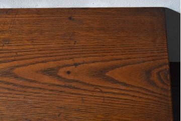 レトロ家具　昭和レトロ　結霜ガラスがおしゃれな扉付き小引き出し(小物収納)