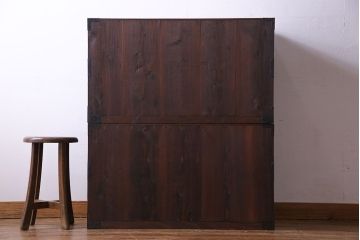 アンティーク家具　観音開き戸　アンティークチェスト(衣装箪笥、引き出し、重ね箪笥)