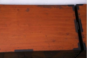 アンティーク家具　観音開き戸　アンティークチェスト(衣装箪笥、引き出し、重ね箪笥)