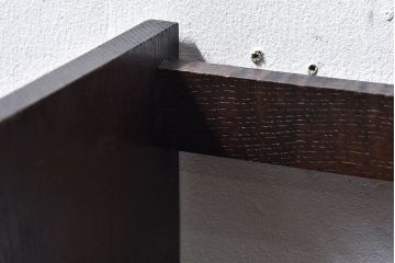 アンティーク雑貨　中古　シックな小引き出し付きの本立て(小物収納)