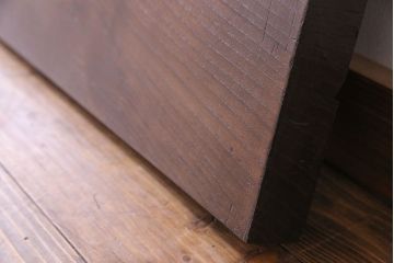 アンティーク雑貨　DIY素材におすすめ!たっぷりの長さが印象的なケヤキ材の一枚板(古材、材料)
