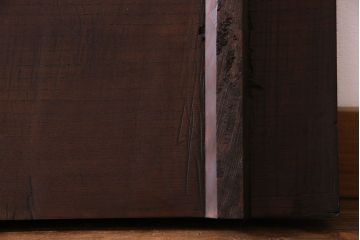 アンティーク雑貨　DIY素材におすすめ!たっぷりの長さが印象的なケヤキ材の一枚板(古材、材料)