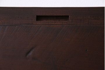 アンティーク雑貨　DIY素材におすすめ!たっぷりの長さが印象的なケヤキ材の一枚板(古材、材料)
