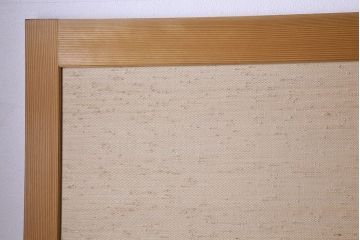 昭和期　美品　杉材の木目が存在感を放つ上質な組子帯戸(ガラス帯戸、引き戸、建具)4枚セット