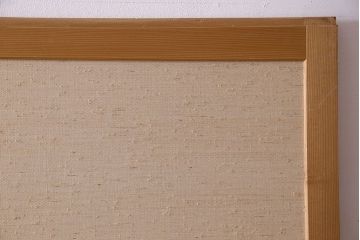 昭和期　美品　杉材の木目が存在感を放つ上質な組子帯戸(ガラス帯戸、引き戸、建具)4枚セット