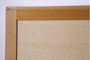 昭和期　美品　杉材の木目が存在感を放つ上質な組子帯戸(ガラス帯戸、引き戸、建具)4枚セット