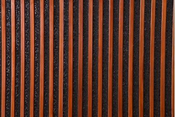 和製アンティーク　裏ガラス入り　艶やかな質感が魅力的なガラス格子戸(引き戸、建具)4枚セット