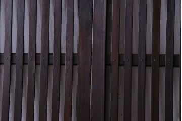 大正昭和期　裏ガラス入りのアンティーク格子戸(引き戸、建具)3枚セット