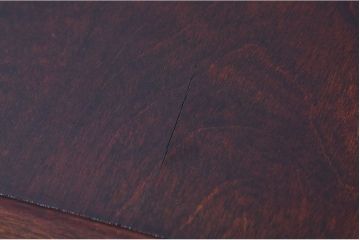 中古　松本民芸家具　505型　深みのある色合いのシックな茶タンス(茶箪笥、飾り棚)(定価約22  万円)(1)