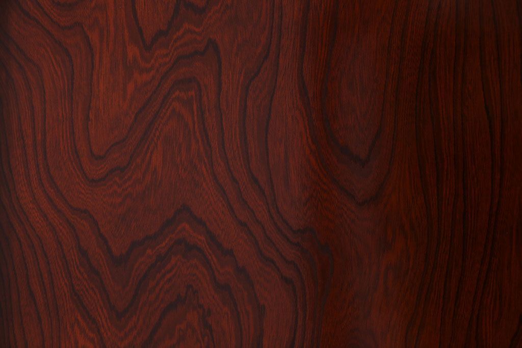 昭和期　ケヤキ材の杢目が存在感を放つガラス帯戸(引き戸、建具)2枚セット