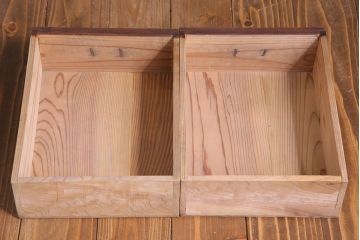 レトロ家具　引き出し付き!レトロなデザインのアンティーク下駄箱(収納棚、戸棚)