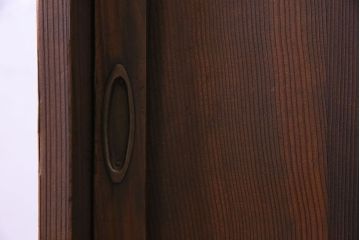 レトロ家具　引き出し付き!レトロなデザインのアンティーク下駄箱(収納棚、戸棚)