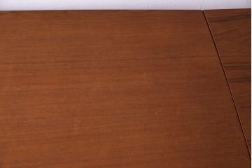 【S様ご成約分】北欧家具　チーク材　シンプルなデザインが魅力的なエクステンションテーブル(ダイニングテーブル)