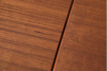 【S様ご成約分】北欧家具　チーク材　シンプルなデザインが魅力的なエクステンションテーブル(ダイニングテーブル)