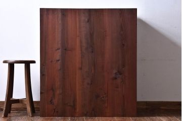 アンティーク家具　和製アンティーク　気泡ガラスがおしゃれな収納棚(下駄箱、戸棚、本箱)