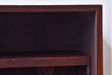アンティーク家具　古材使用　もみの木　古い木の質感が魅力的なローボード(戸棚)(1)
