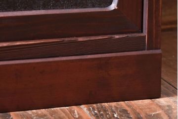 アンティーク家具　古材使用　もみの木　古い木の質感が魅力的なローボード(戸棚)(1)