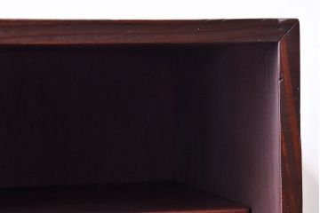 アンティーク家具　古材使用　もみの木　古い木の質感が魅力的なローボード(戸棚)(2)