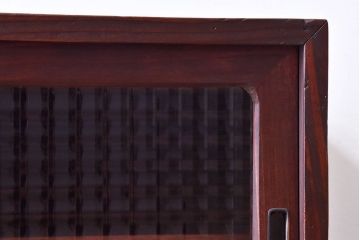 アンティーク家具　古材使用　もみの木　古い木の質感が魅力的なローボード(戸棚)(2)