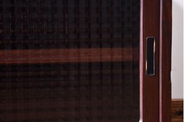 アンティーク家具　古材使用　もみの木　古い木の質感が魅力的なローボード(戸棚)(2)