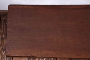 アンティーク家具　和製アンティーク　組み立て式　引き出しのデザインが魅力的な裁ち板(テーブル、作業台)