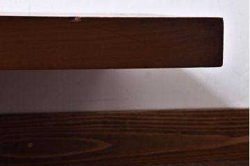 アンティーク家具　和製アンティーク　組み立て式　引き出しのデザインが魅力的な裁ち板(テーブル、作業台)