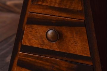 アンティーク家具　和製アンティーク　組み立て式　引き出しのデザインが魅力的な裁ち板(テーブル、作業台)