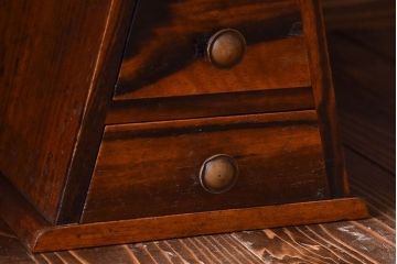 アンティーク家具　和製アンティーク　組み立て式　引き出しのデザインが魅力的な裁ち板(テーブル、作業台)