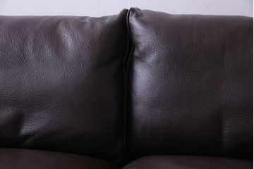 中古　極美品　アイラーセン(eilersen)　ストリームラインソファ(STREAMLINE SOFA)　本革(牛革)製2人掛けソファ・ダークブラウン