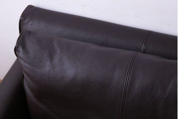 中古　極美品　アイラーセン(eilersen)　ストリームラインソファ(STREAMLINE SOFA)　本革(牛革)製2人掛けソファ・ダークブラウン