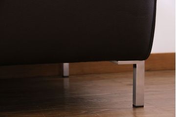 中古　極美品　アイラーセン(eilersen)　ストリームラインソファ(STREAMLINE SOFA)　本革(牛革)製2人掛けソファ・ダークブラウン