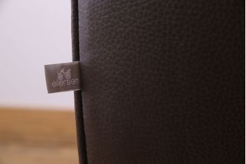 中古　極美品　アイラーセン(eilersen)　ストリームラインソファ(STREAMLINE SOFA)　本革(牛革)製2人掛けソファ・ダークブラウン