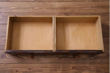 ビンテージ　中古　松本民芸家具　#58型　扉のデザインがおしゃれな食器棚(カップボード)