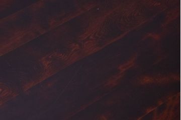 中古　北海道民芸家具　シックなデザインの折りたたみローテーブル(座卓)(定価約17万円)