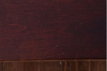 中古　北海道民芸家具　シックなデザインの折りたたみローテーブル(座卓)(定価約17万円)