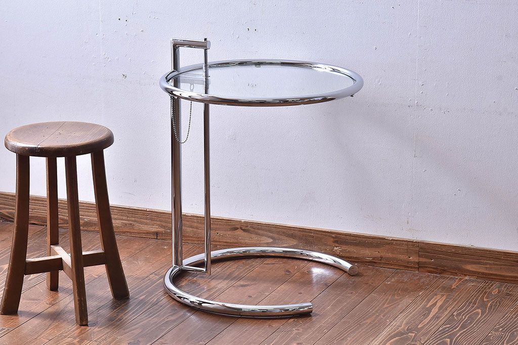 中古　ClassiCon(クラシコン)　Eileen Gray(アイリーン・グレイ)　ADJUSTABLE TABLE 　E1027　アジャスタブルテーブル(サイドテーブル)