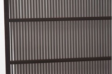 和製アンティーク　上品な雰囲気漂う和モダンな格子戸(引き戸、建具)2枚セット