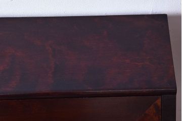 中古　松本民芸家具　シンプルなデザインが美しいライティングビューロー(ワークデスク、在宅ワーク、在宅用)