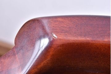 中古　九州民芸家具　シックなアームチェア(ダイニングチェア、ワークチェア)