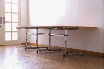 中古　特注品　USMハラー(USM Modular Furniture Haller)　KITOS(キトス)　ミーティングテーブル(会議テーブル、長机)(定価約95万円)