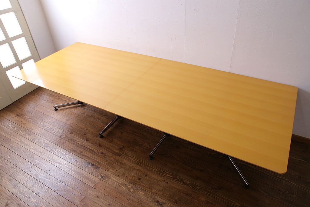 中古 特注品 USMハラー(USM Modular Furniture Haller) KITOS(キトス) ミーティングテーブル(会議テーブル、長机)(定価約95万円)